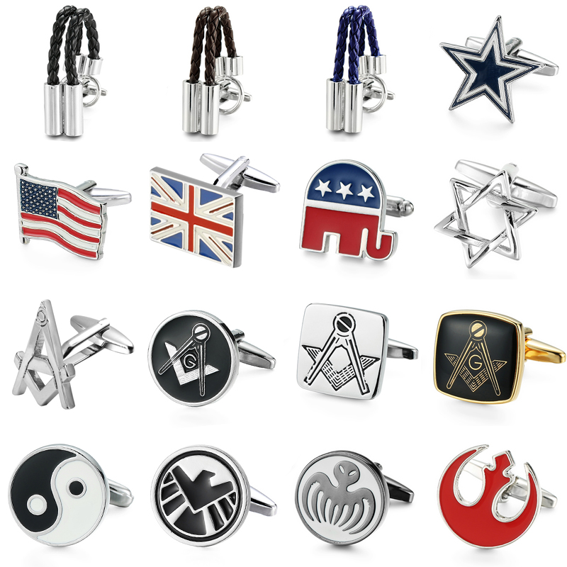Men'S Accessories High End - Classic men's French shirt cufflinks high-end