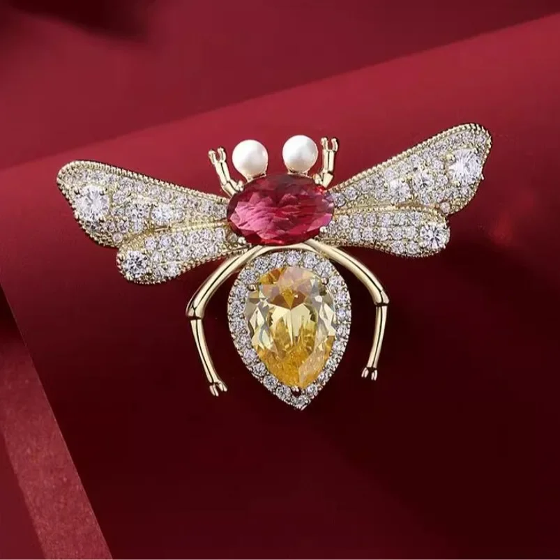 Men'S Accessories Trends 2025 - 1Pc Vintage Bee Brooches for Women
