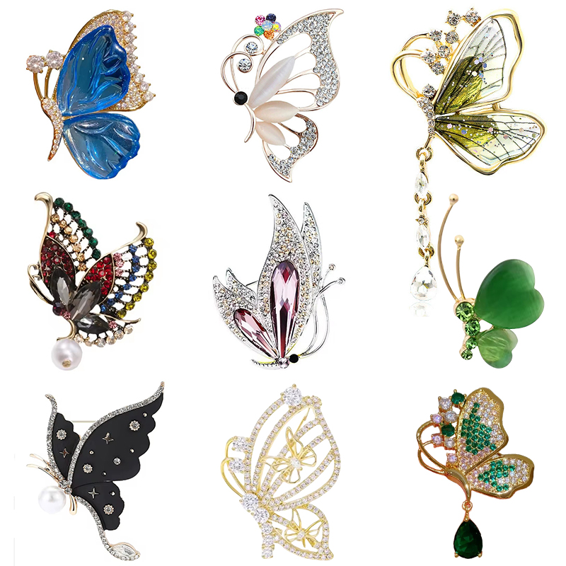 Men'S Accessories Trends 2025 - Delicate Butterfly Brooch for Women Men