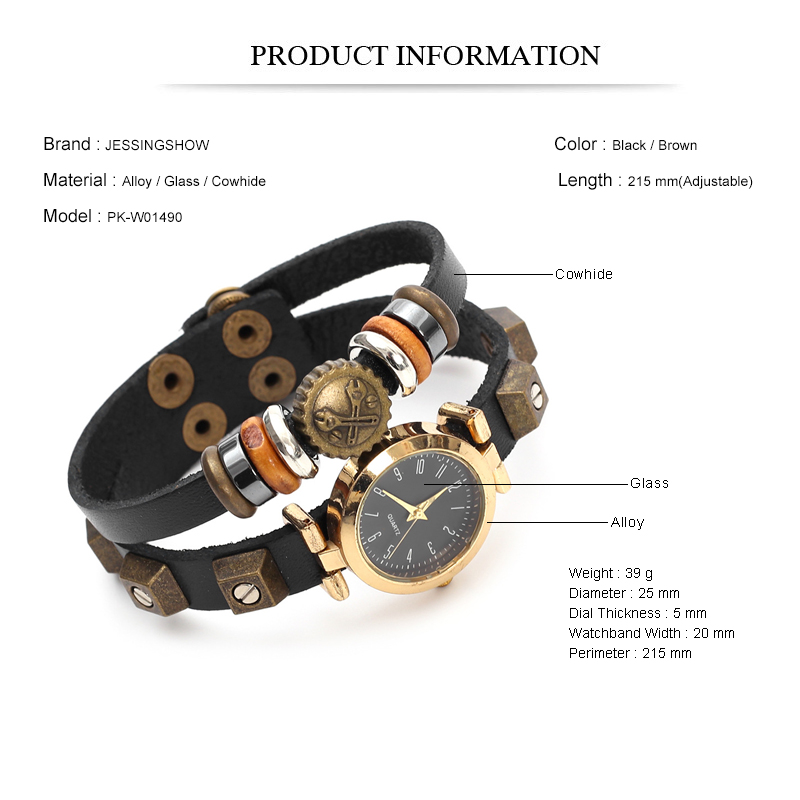 Punk Style Quartz Watch Handma - Men Accessories Pk recension och pris