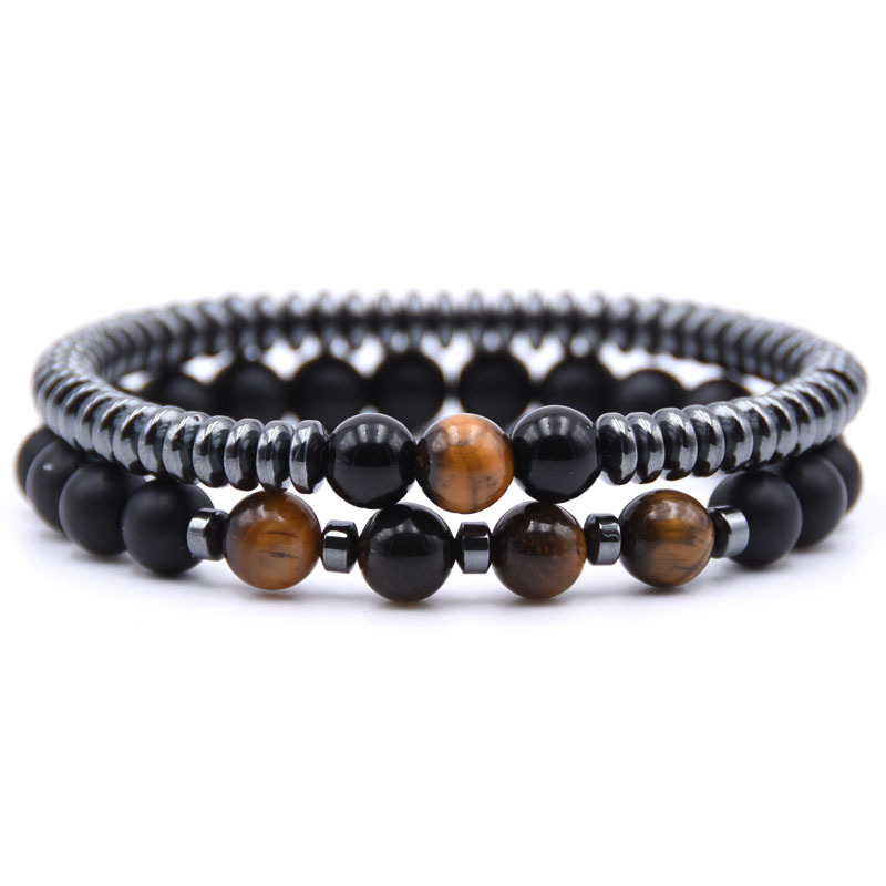Stylish 2Pcs Men Bracelet Set  - Men'S Yoga Accessories recension och pris