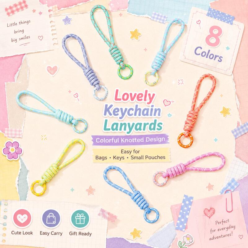 2~5pcs Colorful Braided Keycha - Men Accessories Ring recension och pris