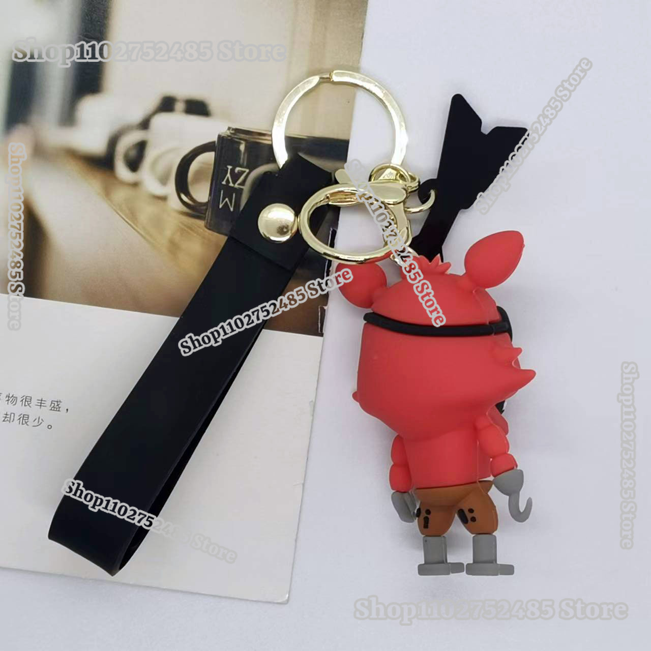5pcs Cartoon Anime FNAF Figure - Men Accessories Ring recension och pris