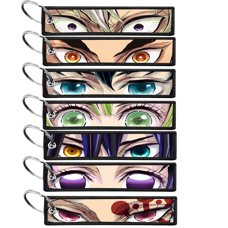 Demon Slayers 1pcs Keychains f - Men Accessories Ring recension och pris