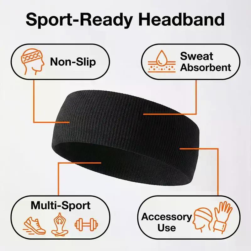 Elastic Yoga Hairbands For Wom - Men'S Yoga Accessories recension och pris