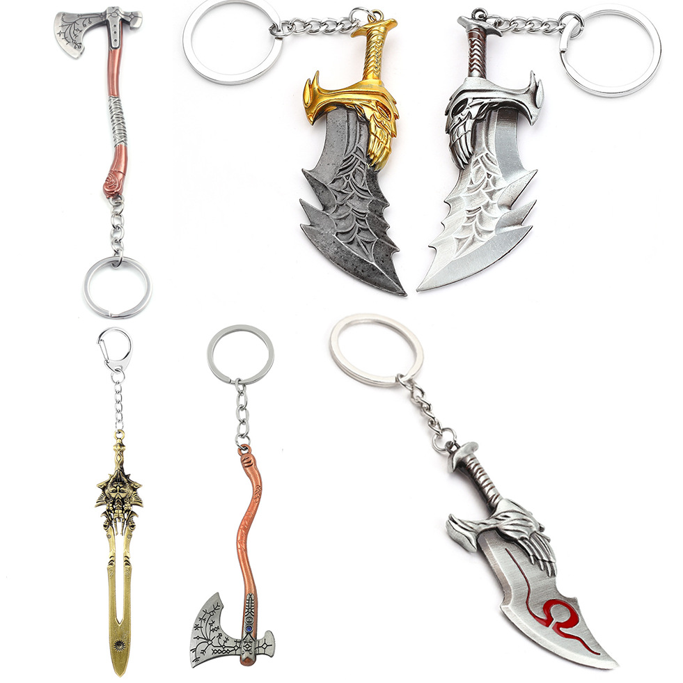 God of War 4 Kratos Sword Keyc - Men'S Accessories Chain recension och pris