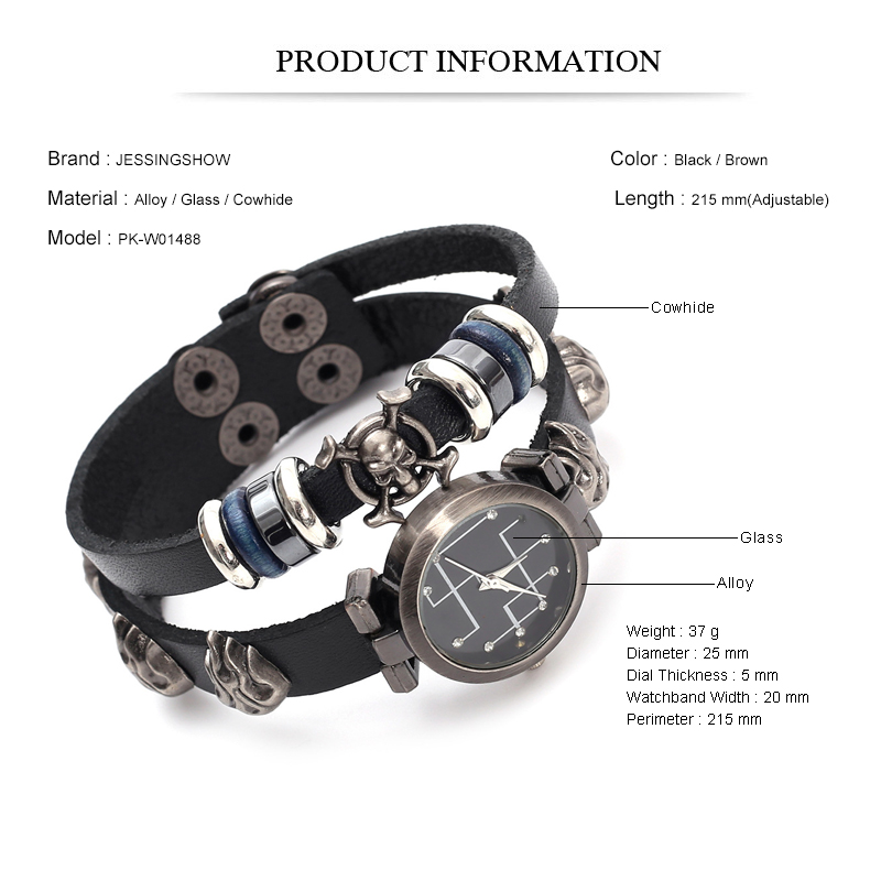 Hip Hop Punk Wristwatch Men Vi - Men Accessories Pk recension och pris