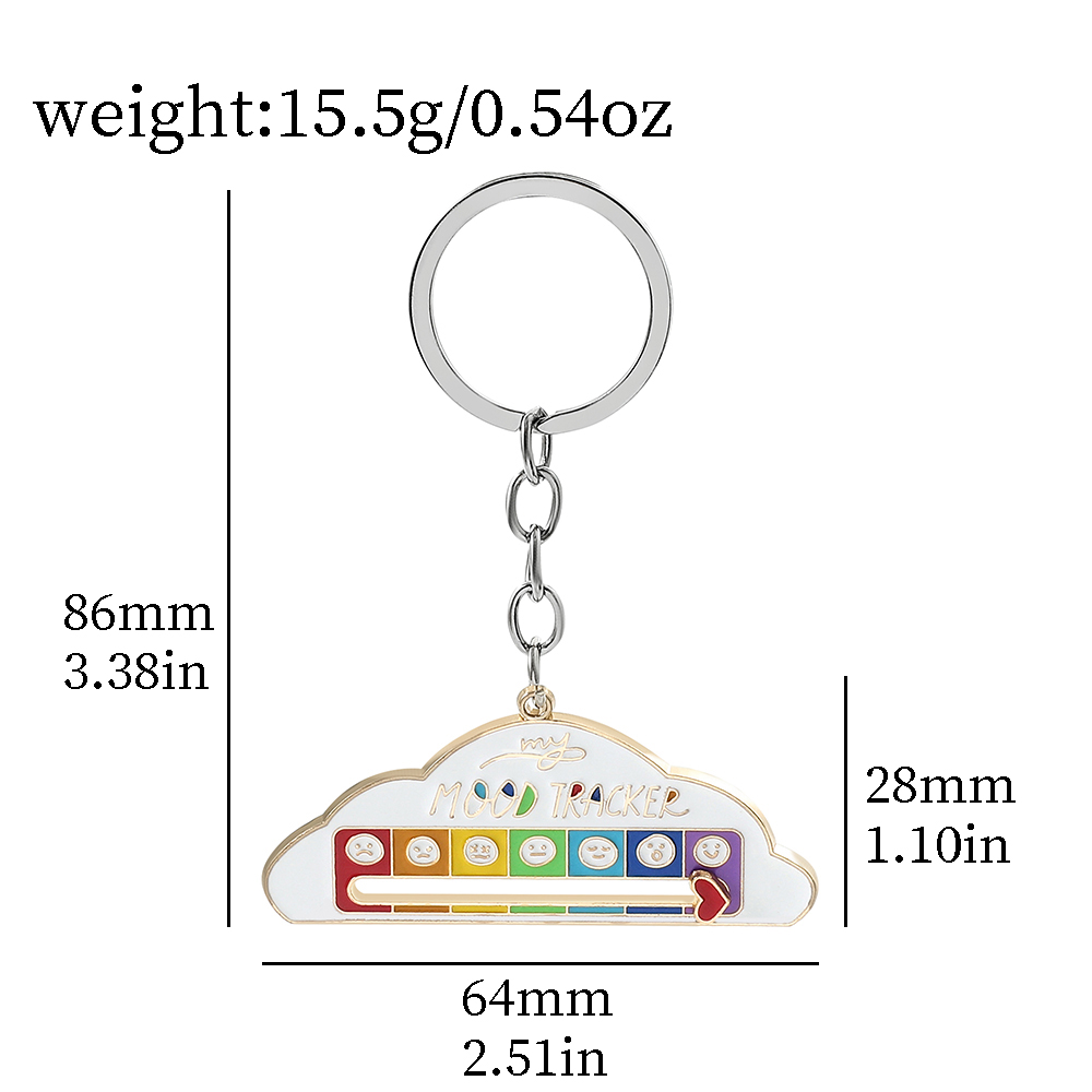 Cloud Shape Keychain Sliding I - Men'S Accessories Chain recension och pris