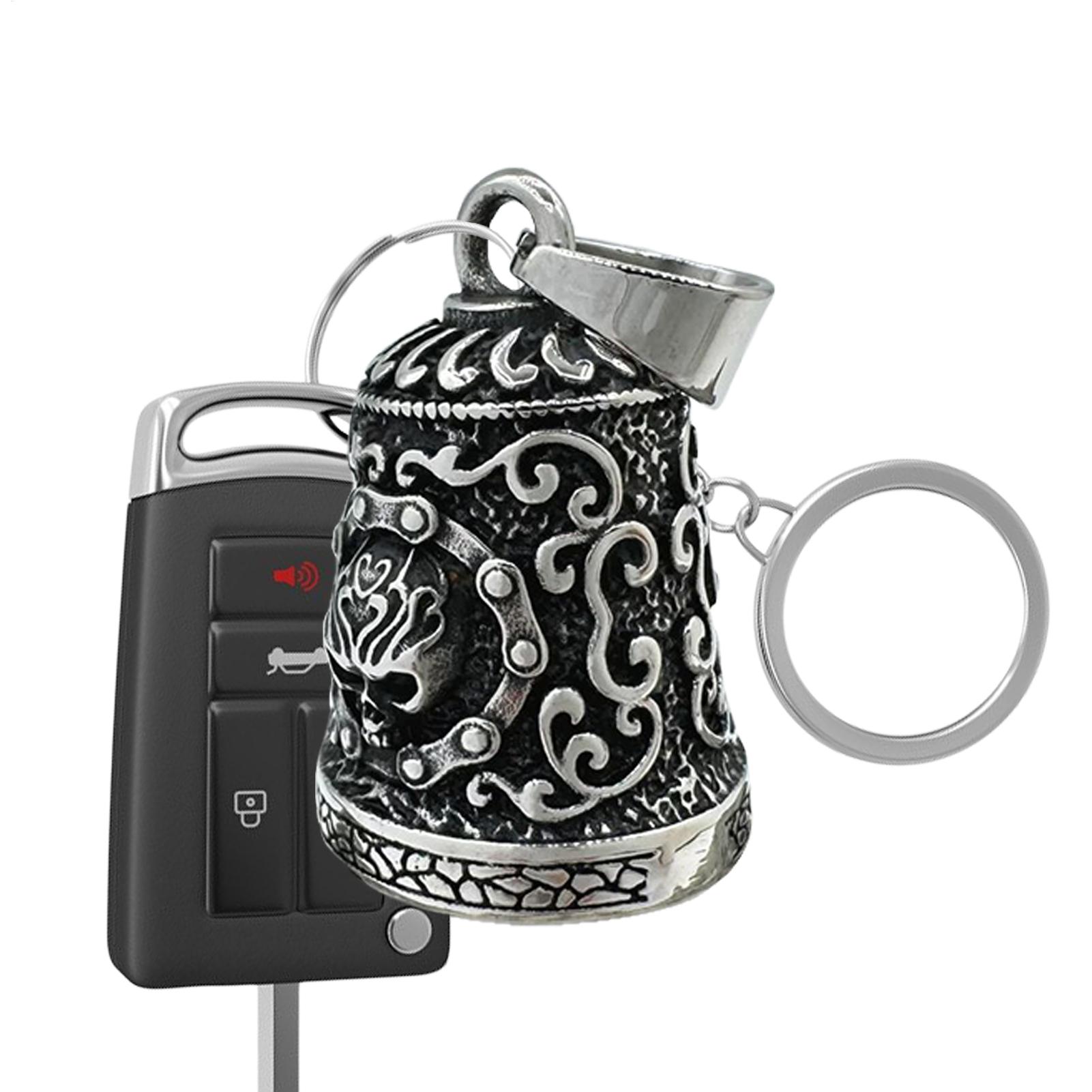 Skull Bell Charm Motorcycle Be - Men'S Accessories Chain recension och pris