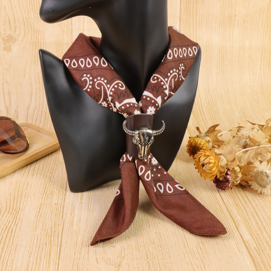 Artistic Cotton Square Scarf A - Men Accessories Ring recension och pris