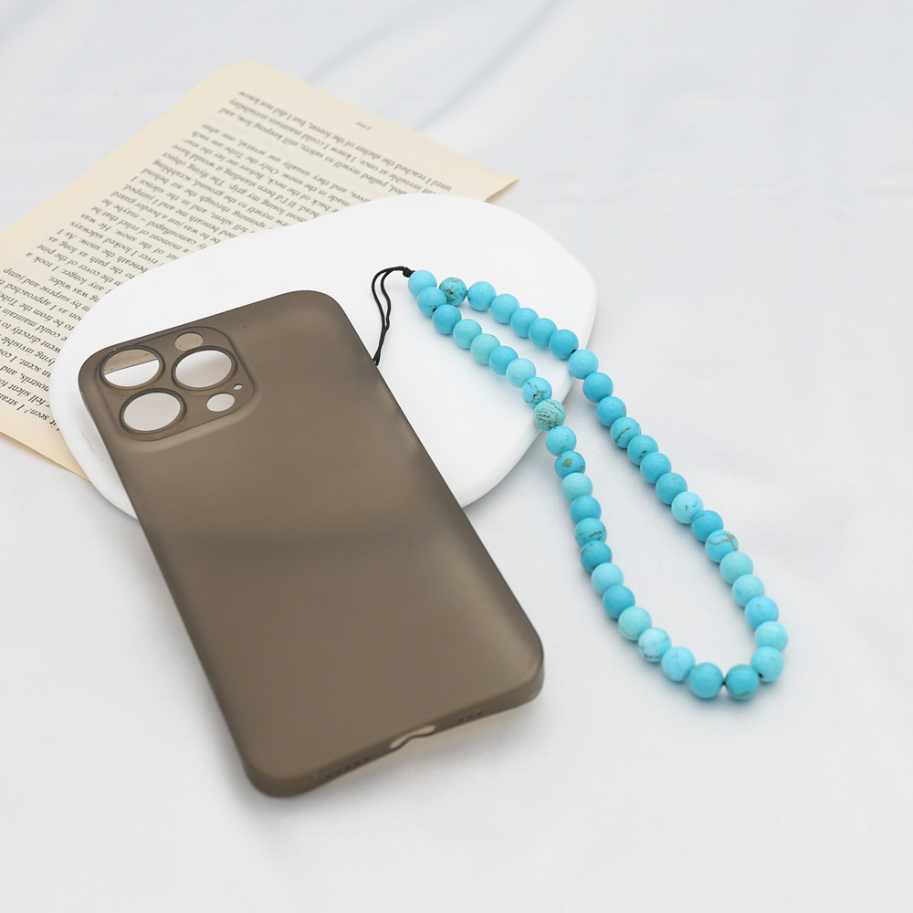 8MM Blue Turquoise Beaded Mobi - Men'S Accessories Chain recension och pris