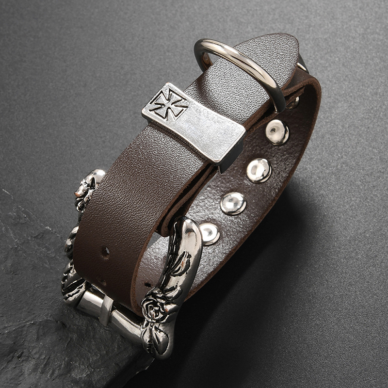 Rock Punk Style Large Buckle B - Men Accessories Pk recension och pris