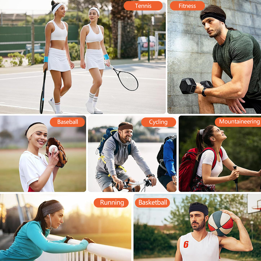 6/8PCS Spa Facial Headband Spo - Men'S Yoga Accessories recension och pris