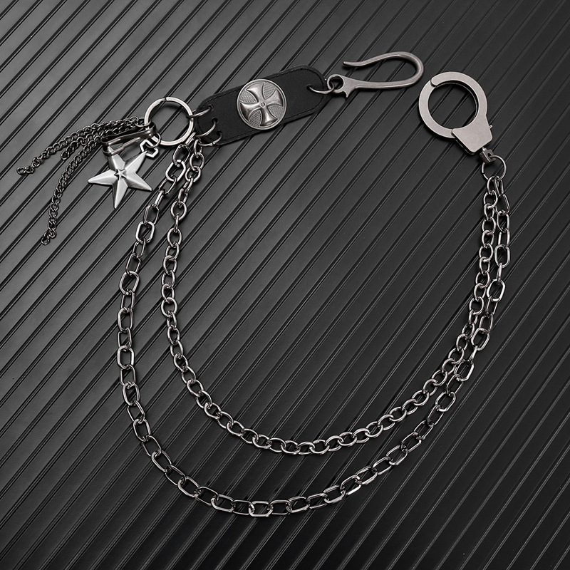 Punk Steet Cowhide Keychains C - Men Accessories Pk recension och pris