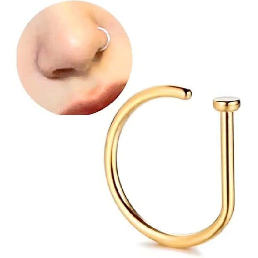 4 Pack Non Piercing D-Shaped N - Men Accessories Ring recension och pris