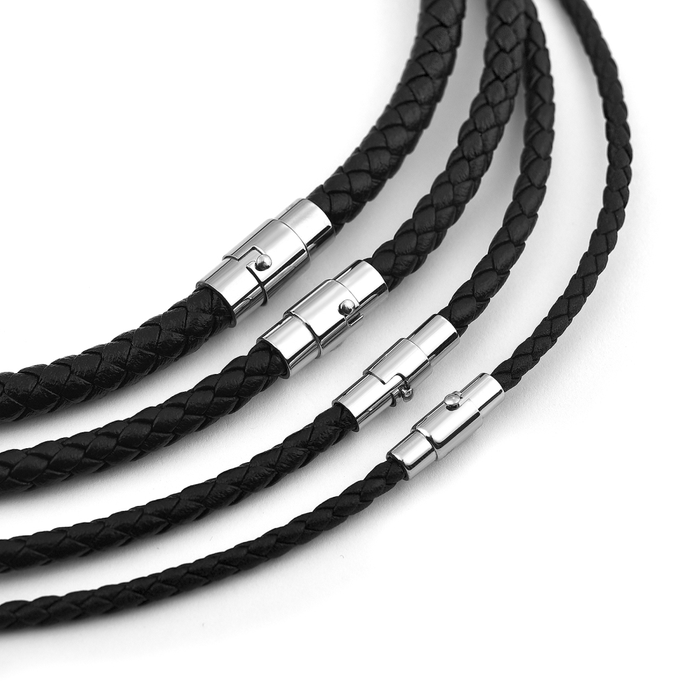 45/50/60cm Leather Necklace Wa - Men'S Accessories Chain recension och pris