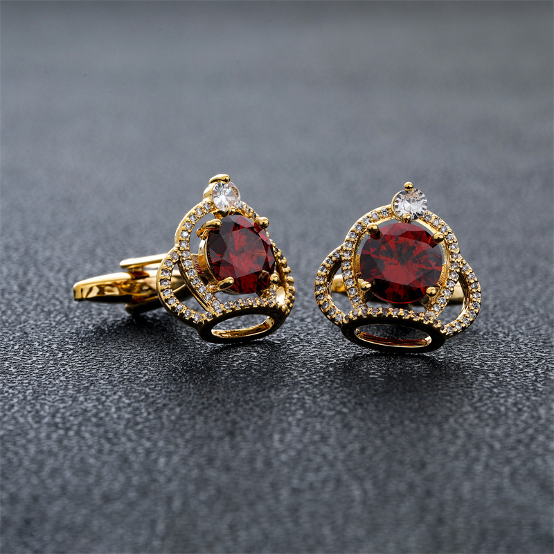 Men's Cufflinks Crown Zircon R - Men'S Accessories High End recension och pris