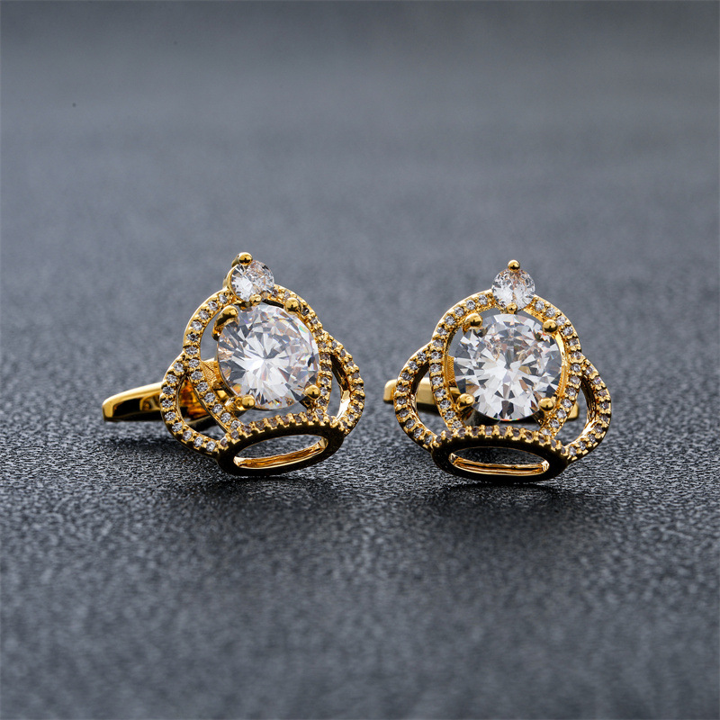 Men's Cufflinks Crown Zircon R - Men'S Accessories High End recension och pris