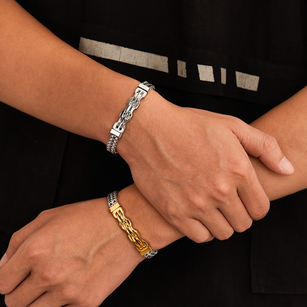 Men's Stainless Steel Bracelet - Men Accessories Pk recension och pris