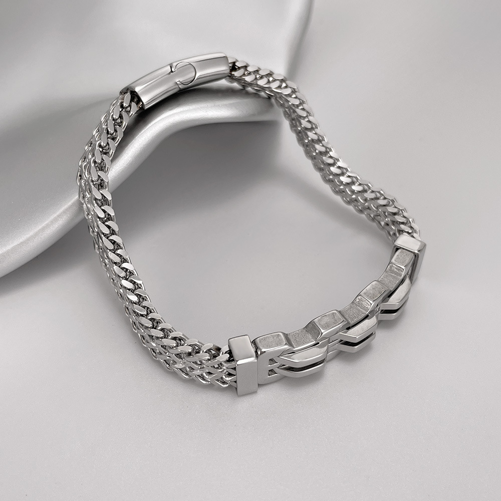 Men's Stainless Steel Bracelet - Men Accessories Pk recension och pris