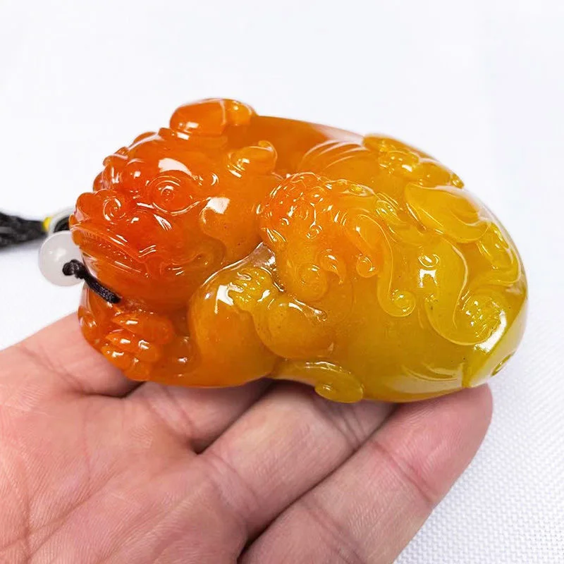 Natural Huang Longyu Pixiu Pen - Men'S Accessories Chain recension och pris